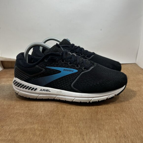 Brooks Ariel 20 Women's Size 9.5 D Wide Comfort Running Shoes Navy Blue - Picture 1 of 9